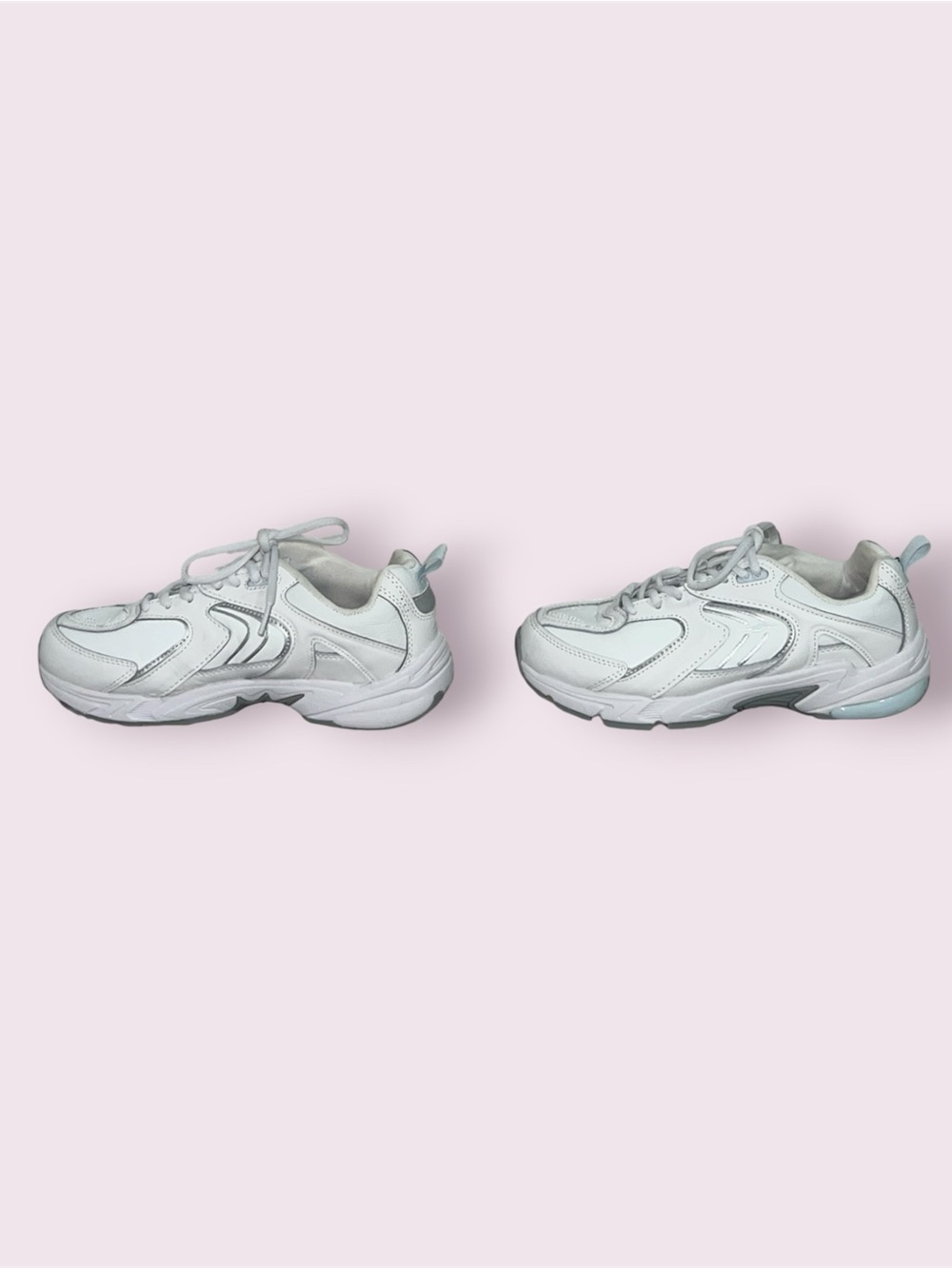 Avia White Chunky Trainers Women’s Size US 7 Athleisure Sporty Shoes Athletic